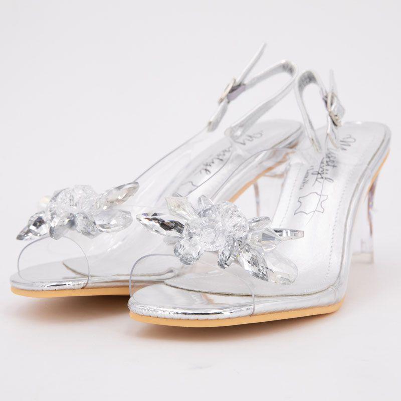 Women's Mira01 White Heeled Sandal 35/41 LAURA VITA