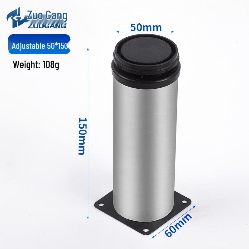 Утолщенные регулируемые ножки для шкафа из нержавеющей стали - Мебель, диван, ножки для поддержки журнального столика, дизайн с круглой трубой.