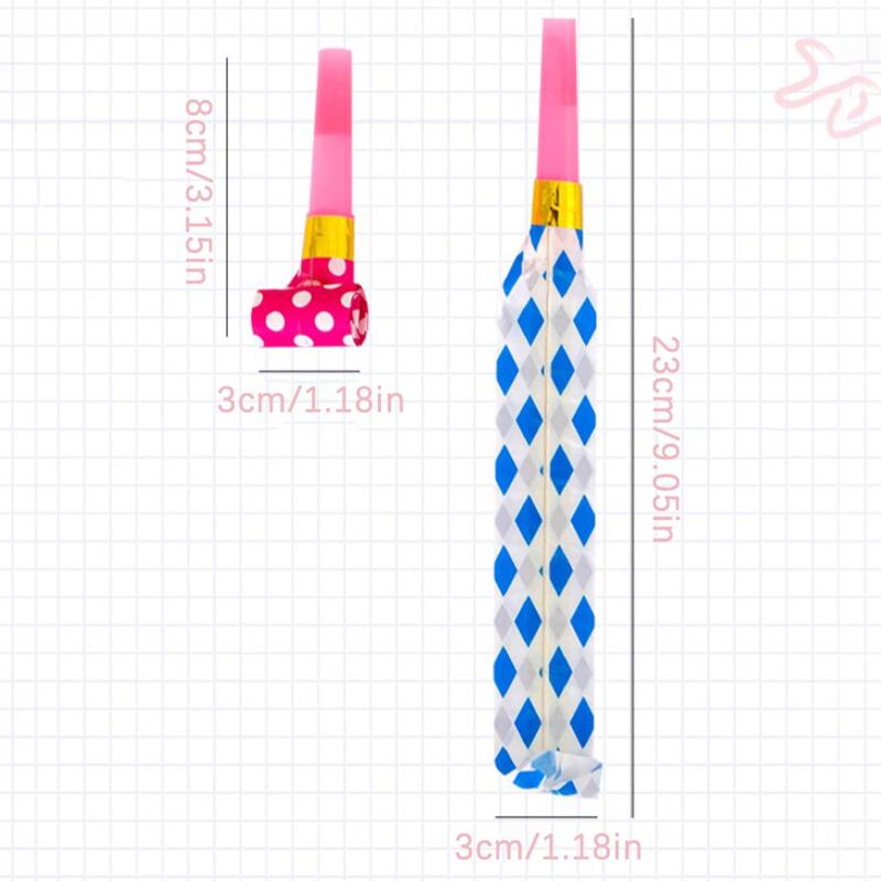 10 шт. красочные праздничные свистки-шумовки, игрушки для детей, сувениры на день рождения, детские шкатулки с сокровищами, наполнитель для пиньяты