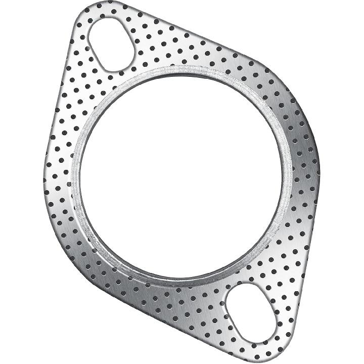 Strongthium 2 шт. 2,5" Прокладка выхлопной системы 2 болта Для 2,5-дюймового фланца глушителя Коллектора 120-06310-0002 Высокотемпературная С 4 шт. Болтами выхлопной системы Комплект для ремонта Для