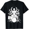 Drummer Gift Da Vinci Drums Drawing Present for Music Fans T-Shirt