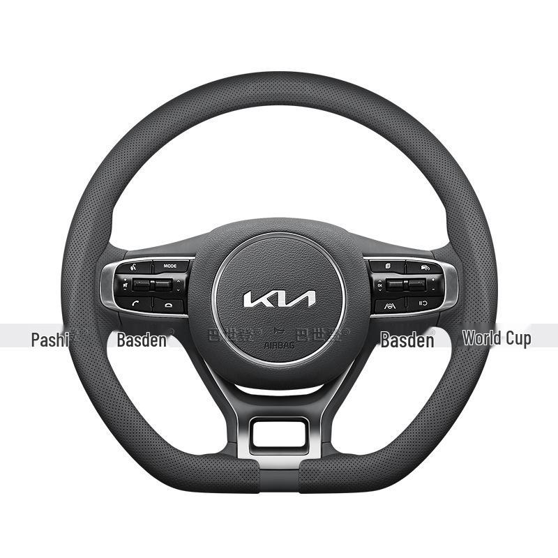 Чехол на руль автомобиля Kia для Seltos, Sonet, Sportage, Sorento, Carnival, K5, Niro, K3, Soul, EV6