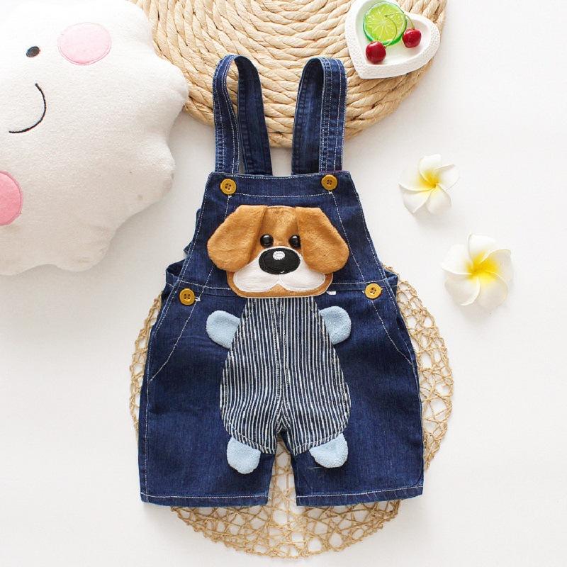 Summer 1PC Kids Baby Boys Clothes Clothing Short Trousers Toddler Infant Boy Pants Denim Shorts Jeans Overalls Dungarees