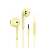 3.5mm Wired Headset Round Head Mic Headphones Sport Earphones Wired Phone Earphone  Mobile Phone