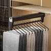 Hanging Pull-out Pants Rack Heavy Duty Trouser Storage Rack Aluminum Zinc Zinc Alloy Pants Rack Daily Use