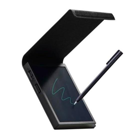 King Jim Electronic Memo Pad Boogie Board 4-inch Cover Erase Lock Battery Replaceable BB-21-BK Black