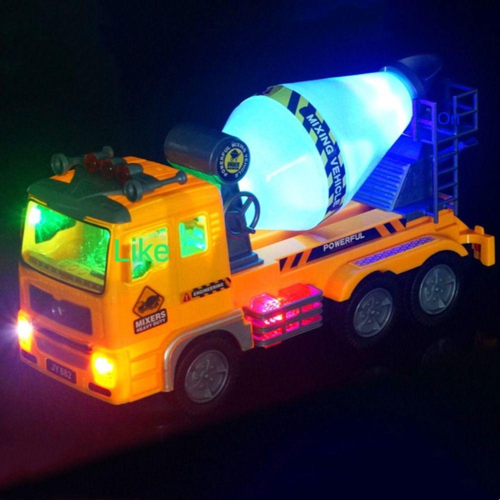 Magnetic Electric Engineering Truck Sound Light Engineering Vehicles Toy  Children's Toy