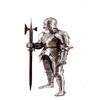 Medieval Wearable Knight Crusader Full Body Suit of Armor Collectibles Armor Costume Combat 182.88 Cm Height and Size Adjustable