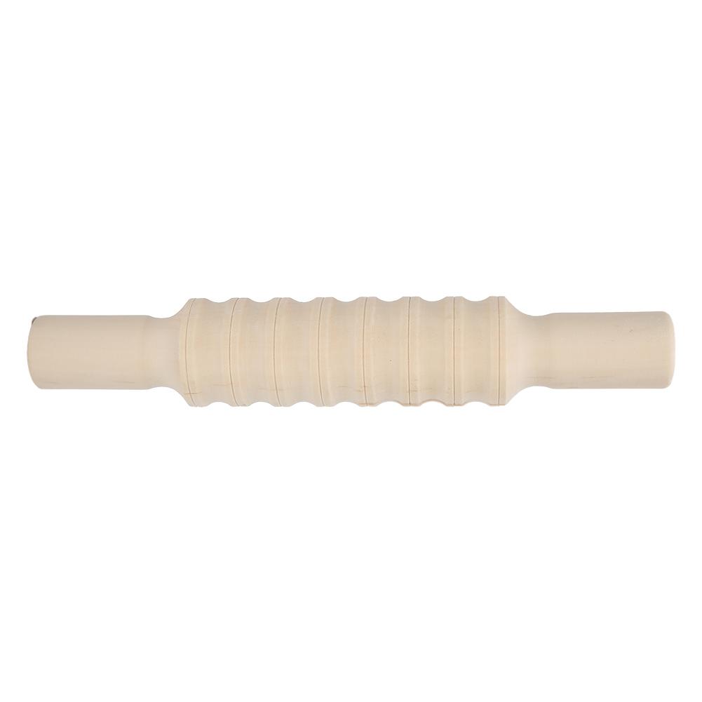 Rolling Stick Modeling Roller Pottery Tools Solid Wood Sculpture Kit Polished Craft CollectionStripe Type