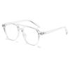 4740 Double Beam Fashion Rice Nail Anti-Blue Light Flat Mirror 2024 New Xiaohongshu Same Versatile Glasses Frame