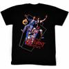 Bill and Ted Flying Black Adult T-Shirt