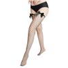 Ladies Satin Bow Cute Hollow Out Sexy Legs Long Tube High Thigh Stocking