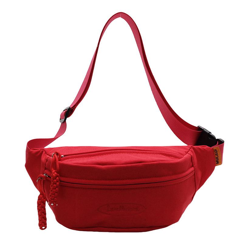 Тренд Горячая Распродажа Японский Корейский Простой Спортивный Тренд Досуг Поясная Сумка Нишевая Индивидуальность Повседневная Дорожная Сумка Кроссбоди Нагрудная Сумка Женская