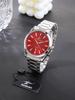 Fashion Mens Minimalist Watches Colorful Dial Outdoor Business High-End Stainless Steel Calendar Sports Quartz Wristwatch