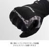KOMINE Motorcycle Winter Gloves Carthage C L 1010 For and Spring Waterproof Cold Protection Stretch Material - Black/Digital GK-801 Fall, Winter,