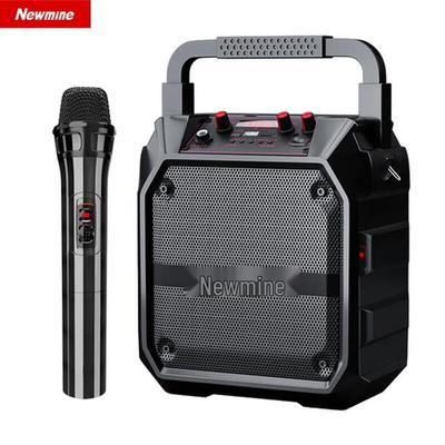 Портативная уличная Bluetooth-колонка для караоке Newmine K97, штекер CN (адаптер в комплекте)