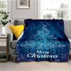 Christmas Gift Soft Plush Sofa Bed Throwing Cartoon Picnic Blankets Modern Flannel Blanket Cover Gedruckt Bettdecke Geschenk