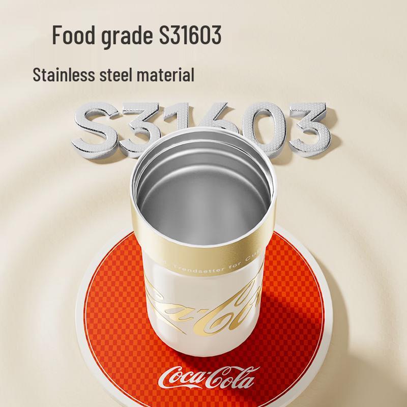 Термобутылка для воды Coca-Cola Germ из нержавеющей стали 316L с двойными стенками, 650 мл