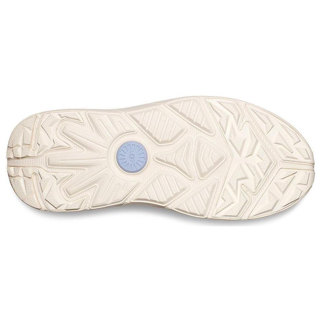 UGG Cow Split Leather Durable Low-Top Casual Shoes Men Sneakers Jasmine-White 1152960-JMN