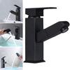 Black Matte Pull Out Kitchen Mixer Tap Bathroom Sink Sprayer Single Lever Faucet