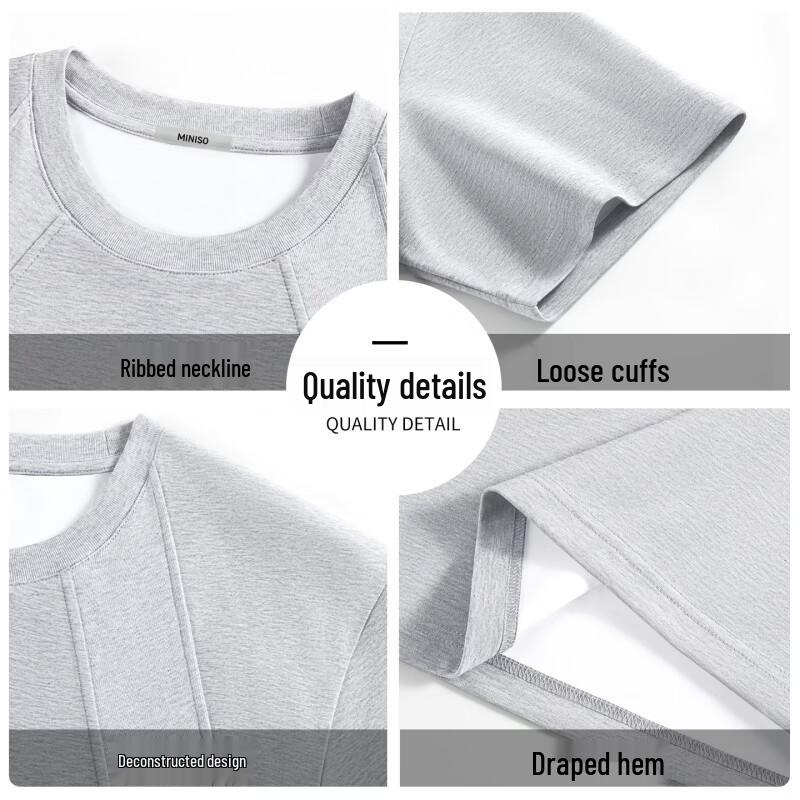 MINISO Men's Deconstructed Mamba Cotton T-Shirt
