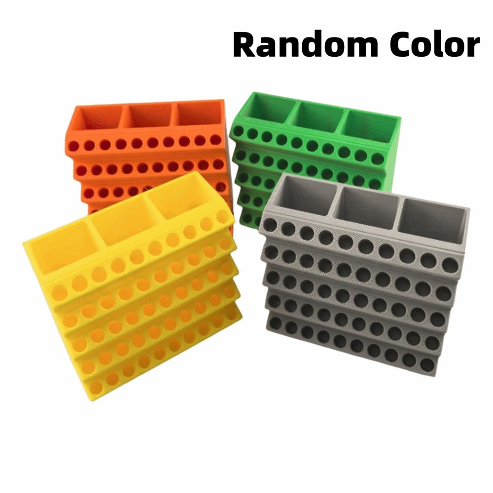 50 Holes Drill Bits Organizer Easy Storage Screwdriver Storage Rack Workshop