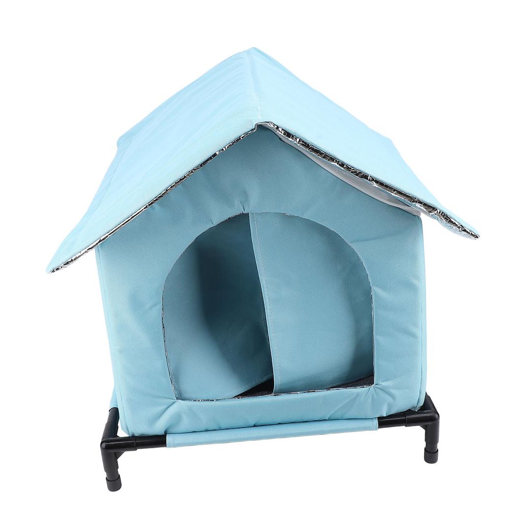 Outdoor Cat House Winter Warm Water Resistant Rainproof Large Space All Seasons Universal Enclosed