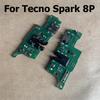 Новый для Tecno Spark 8 8C 8P 8T USB-порт для зарядки, разъем платы, шлейф для зарядки