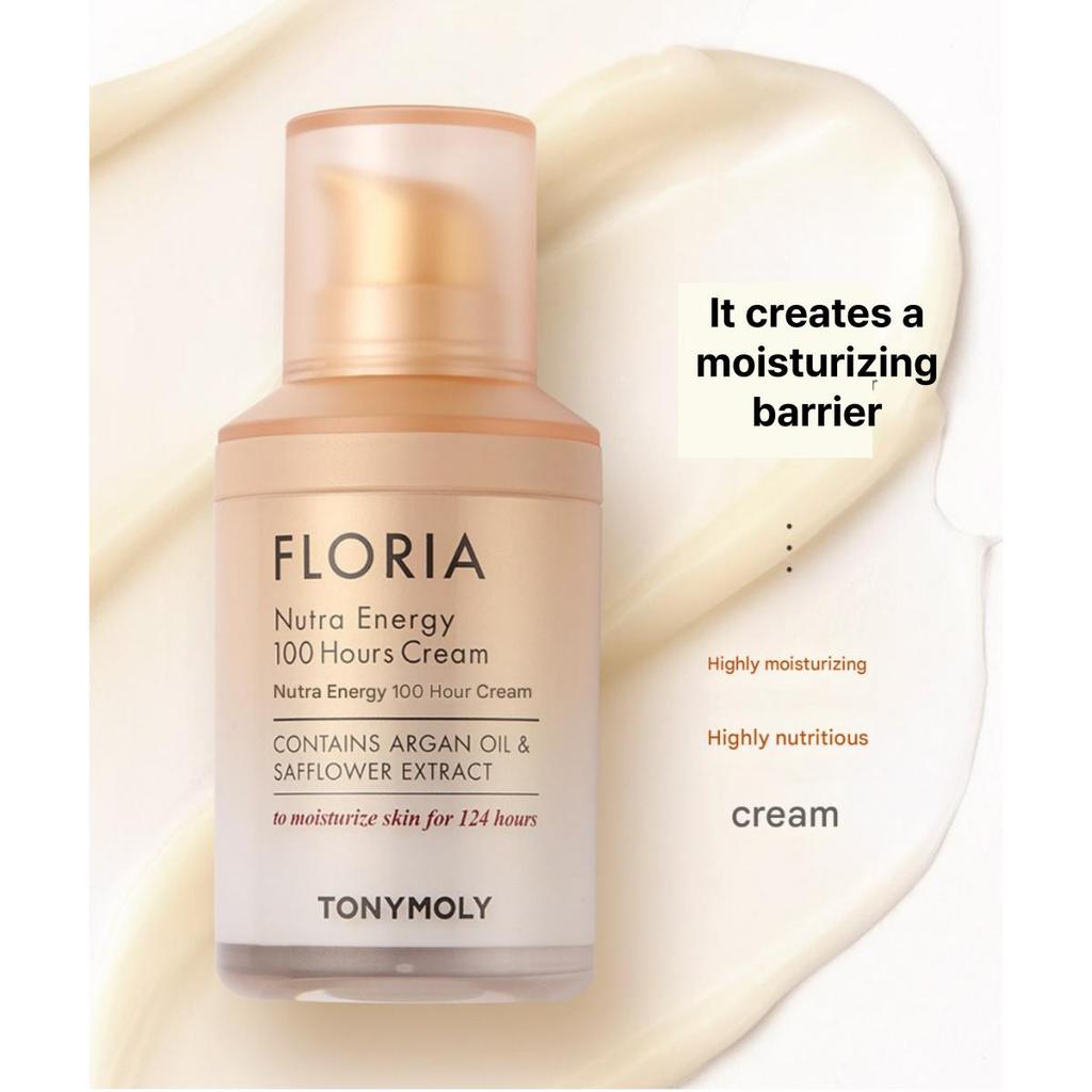 Tonymoly Крем для лица Floria Nutra Energy 100 Hours 50 мл/100 мл Масло арганы Высокое увлажнение