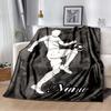 Play Soccer Customize Your Name Blanket Used For Chair Office Sofa Bed Camping Soft And Warm Giving Friends And Relatives Birthday Graduation Gift