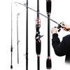Casting Rod 2.1M 4 Piece Carbon Graphite Portable Baitcast Rod Inshore Fishing Pole Freshwater