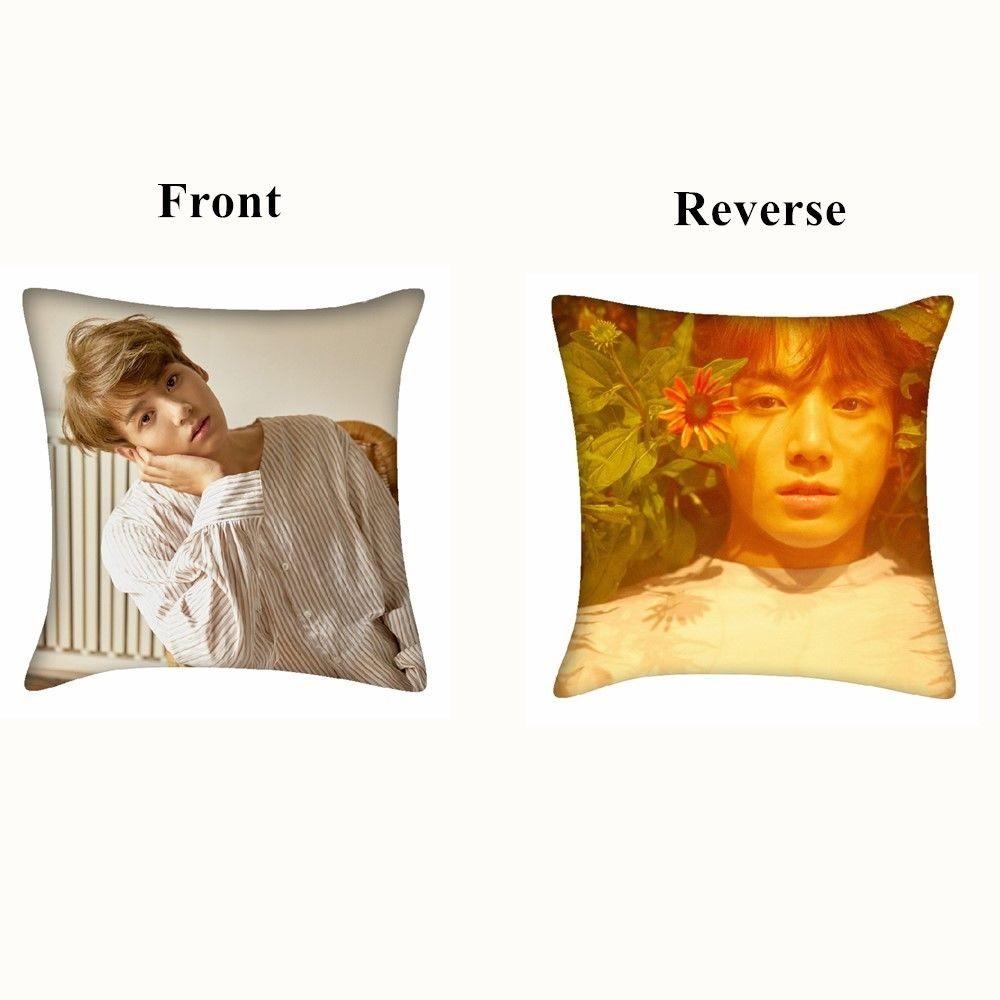Bts Pillow Kpop Case Bangtan Boys Doublesided Love Yourself Pillow Cover