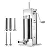 VEVOR Manual Sausage Stuffer, 33 LBS / 15 L Vertical Meat Stuffer, Heavy Duty Sausage Casing Meat Stuffing Machine