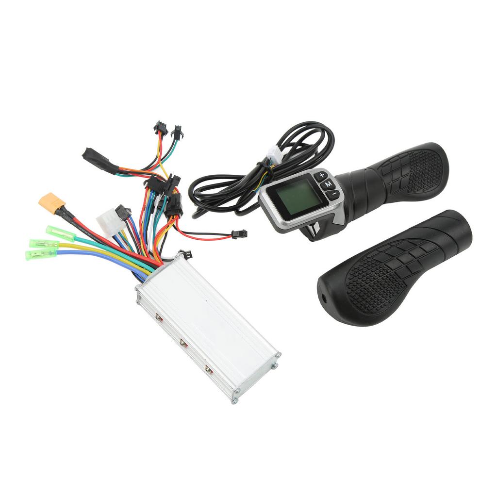 36V 48V 500W Controller LCD Display Bike Brushless Controller with Half Handlebar Grip for Electric