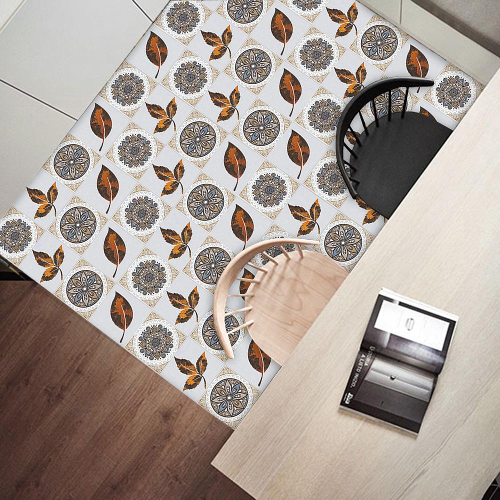 Плитка в скандинавском стиле, стикер на стену, кухонный фартук, шкаф, стол, ванная комната, водонепроницаемые, художественные наклейки на стены