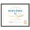 [A3449] - Multicolored 'Super Copain' Diploma Frame - 25x20 Cm