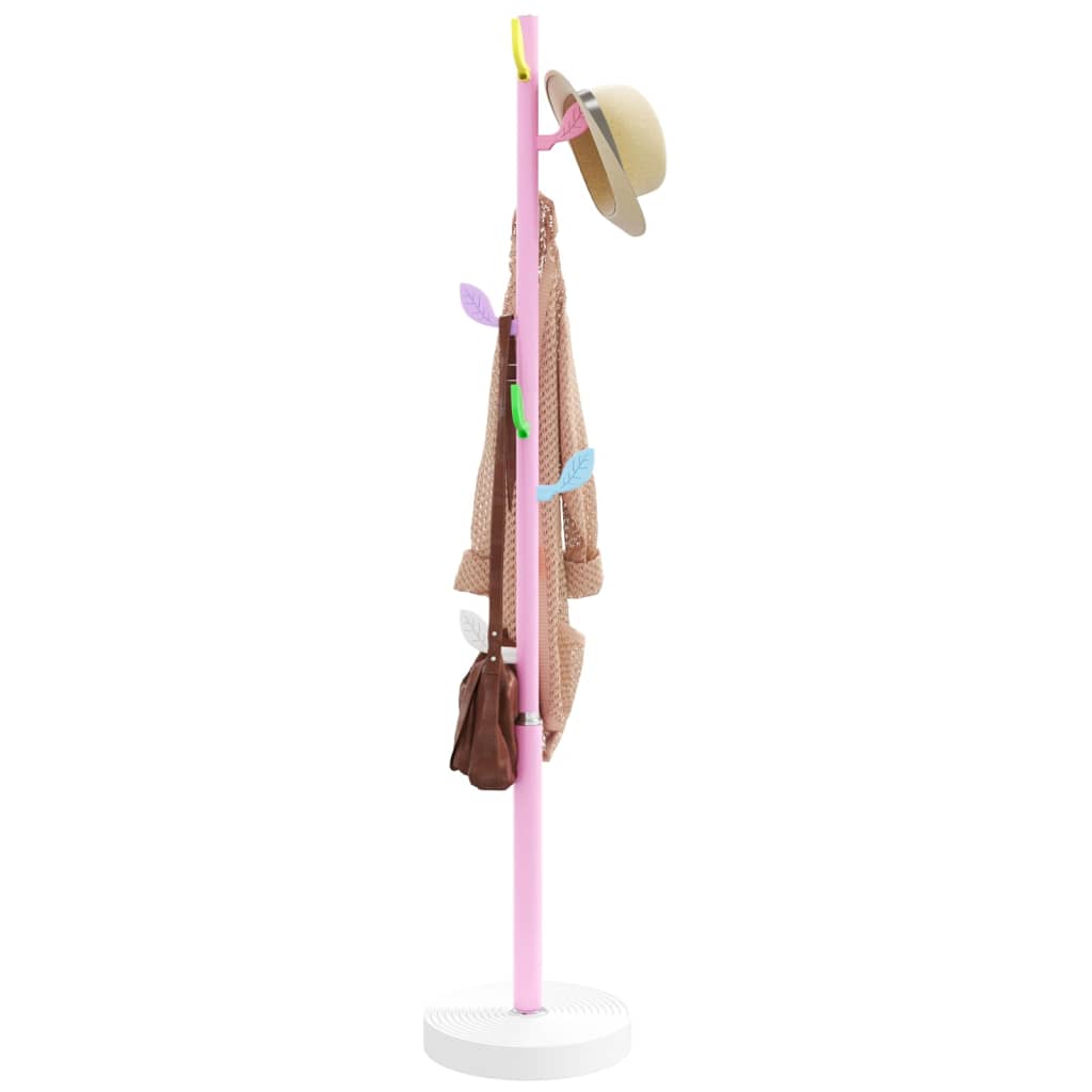 Coat Rack Pink 172 cm Powder Coated Iron