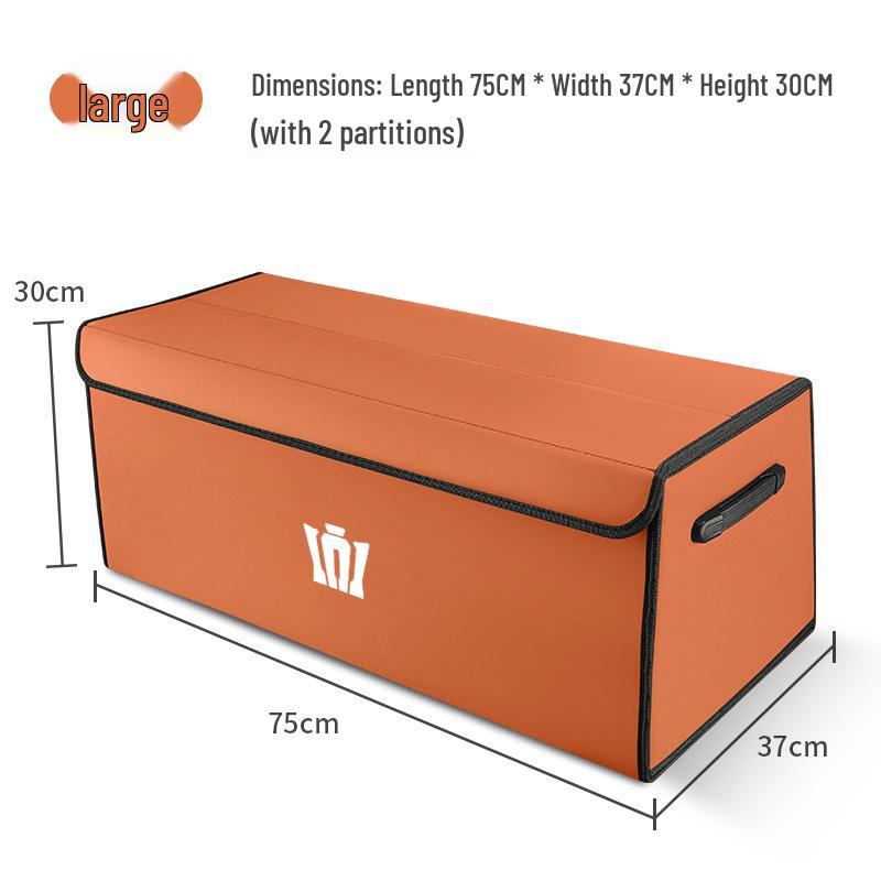 Toyota Crown Land Cruiser Trunk Organizer: Foldable Car Storage Box