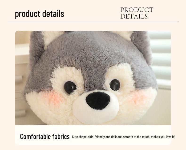 Подлинные лесные друзья: Плюшевые куклы Маленький Лис и Большой Серый Волк - Милая подушка для сна