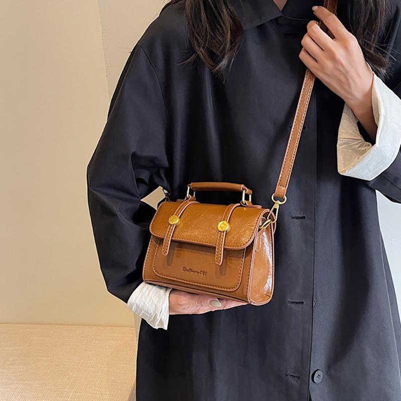 2024 New Trendy Textured Retro Bags for Women, Popular and Versatile Crossbody Bags, Fashionable and Stylish Small Square Bags