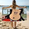 Мультяшное The L-Little Lulu S-Show Милое Полотенце Пляжное Полотенце Большого Размера Быстросохнущее Полотенце Впитывающее Мягкое Купальное Пляжные Полотенца для Мужчин Женщин