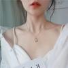 Tulip Necklace Opal Pendant Women's ins Light Luxury Niche Simple Versatile Elegant Personality Clavicle Chain