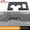 Carbon Fiber Front Cup Holder Trim Cover For Frod F250/F350/F450/F550 2008-2016