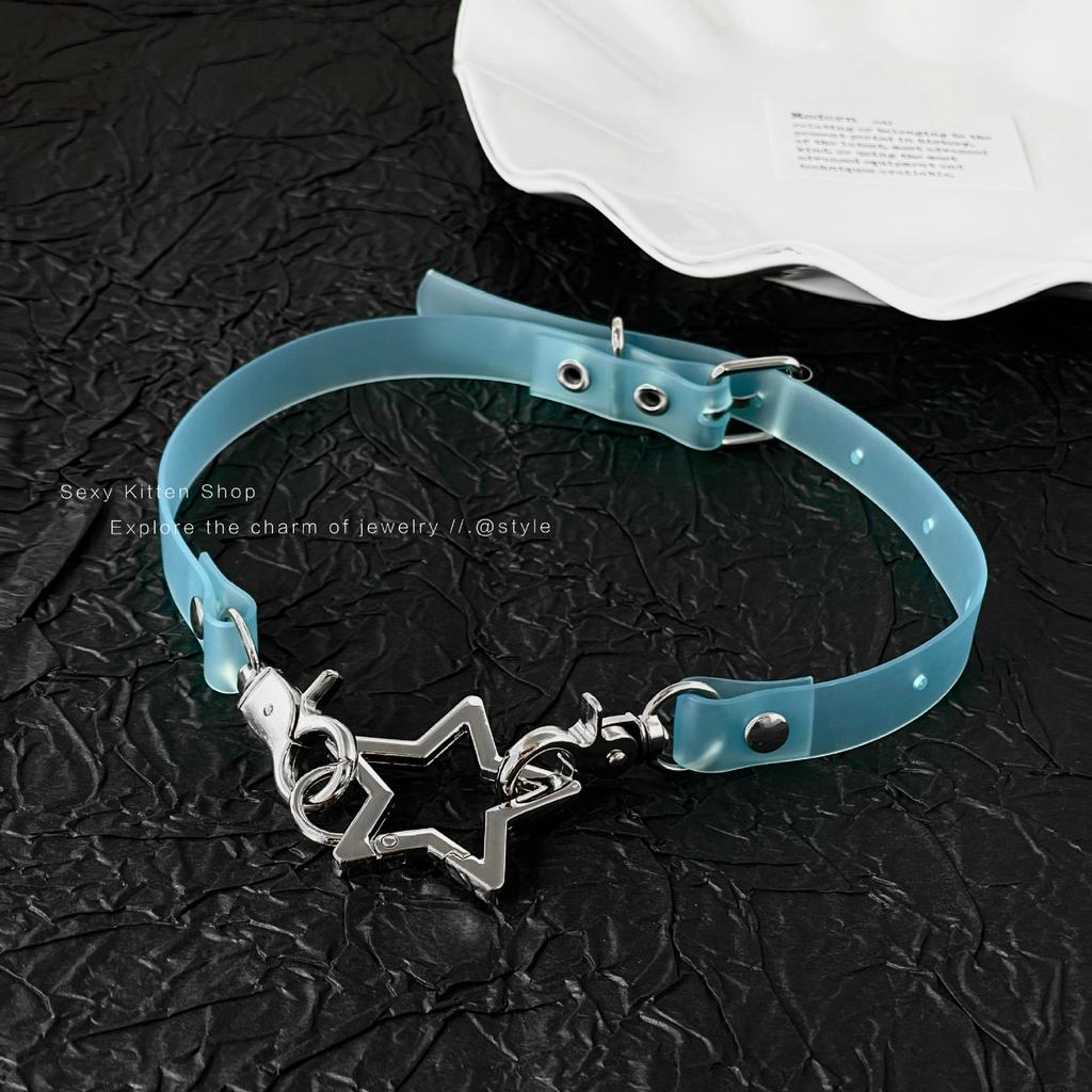 Европейские и американские трансграничные y2k красотки бабочка кожаный ошейник панк-рок чокер цепочка на ключицы ожерелье ювелирные изделия для внешней торговли