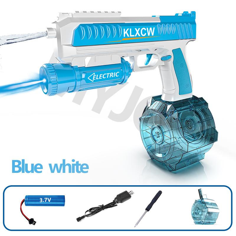 Children High Pressure Electric Water Gun Toys Summer Outdoor Beach Pool Garden Fight Games Kids Automatic Bursts Watergun Gifts
