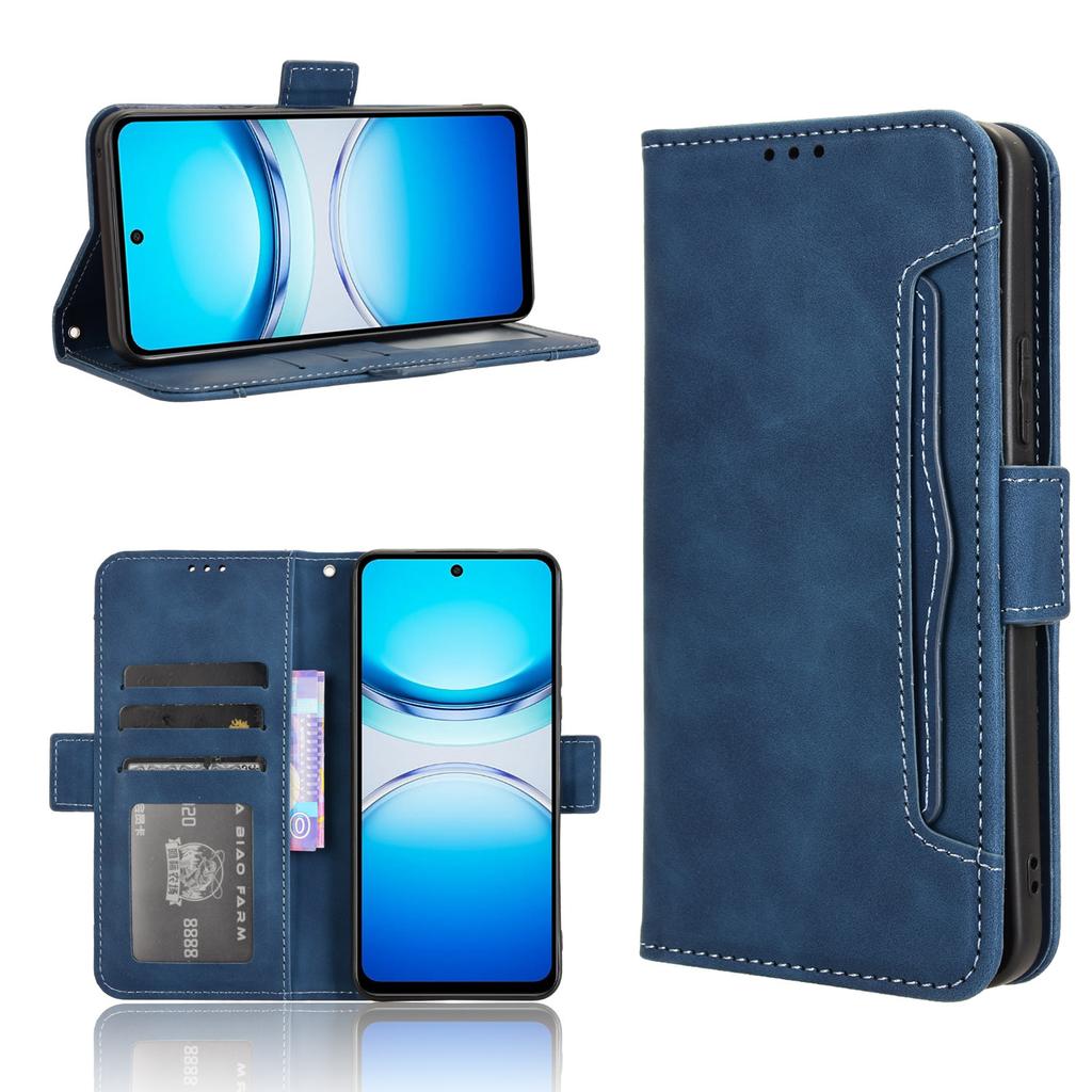 For Vivo Y39 5G Leather Case Phone Wallet Cover with Multiple Card Slots
