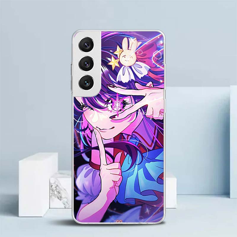 Япония Аниме Oshi No Ko Мягкий Чехол для Samsung Galaxy S25 Edge S26 S24 S23 Ultra Чехол для Телефона S22 S21 Plus S20 FE С Рисунком Она