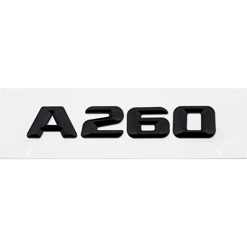 Alloy ABS Car Tailgate Sticker Badge for Mercedes Benz A Class A45 A63 A140 A160 A180 A200 A220 A250 A260 Rear Trunk Emblem AC1