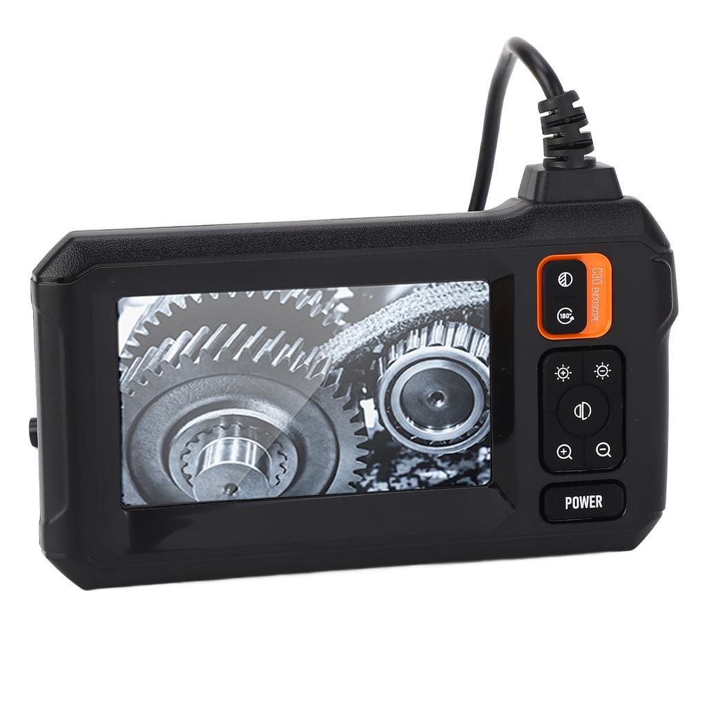 Endoscope Camera with Light 4.3inch IPS Screen 170 Degree Viewing Angle IP67 Waterproof HD