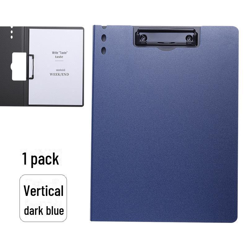 Multifunctional A4 Folder: Student Exam Paper Storage & Sorting Board - Office Supplies, Black Data Folder Pad